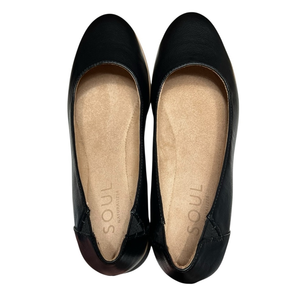 🌻NEW NWOT SOUL Naturalizer Black Idea Ballet Flats Size 10W (WIDE) - Picture 8 of 12